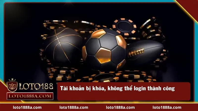 Đăng nhập Loto188 không thành công nếu tài khoản bị khoá